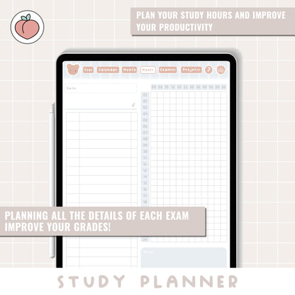 STUDENT DIGITAL PLANNER | STUDY PLANNER