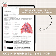 Load image into Gallery viewer, COCO HANDWRITTEN FONT
