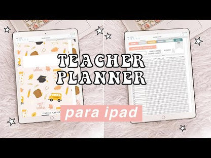 Teacher planner digital y cuaderno para docentes y maestros