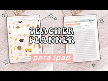 Load and play video in Gallery viewer, CUADERNO DEL PROFESOR DIGITAL | TEACHER PLANNER
