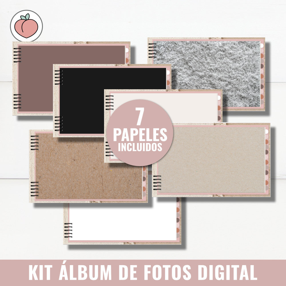 ÁLBUM DE FOTOS DIGITAL CON STICKERS INCLUIDOS