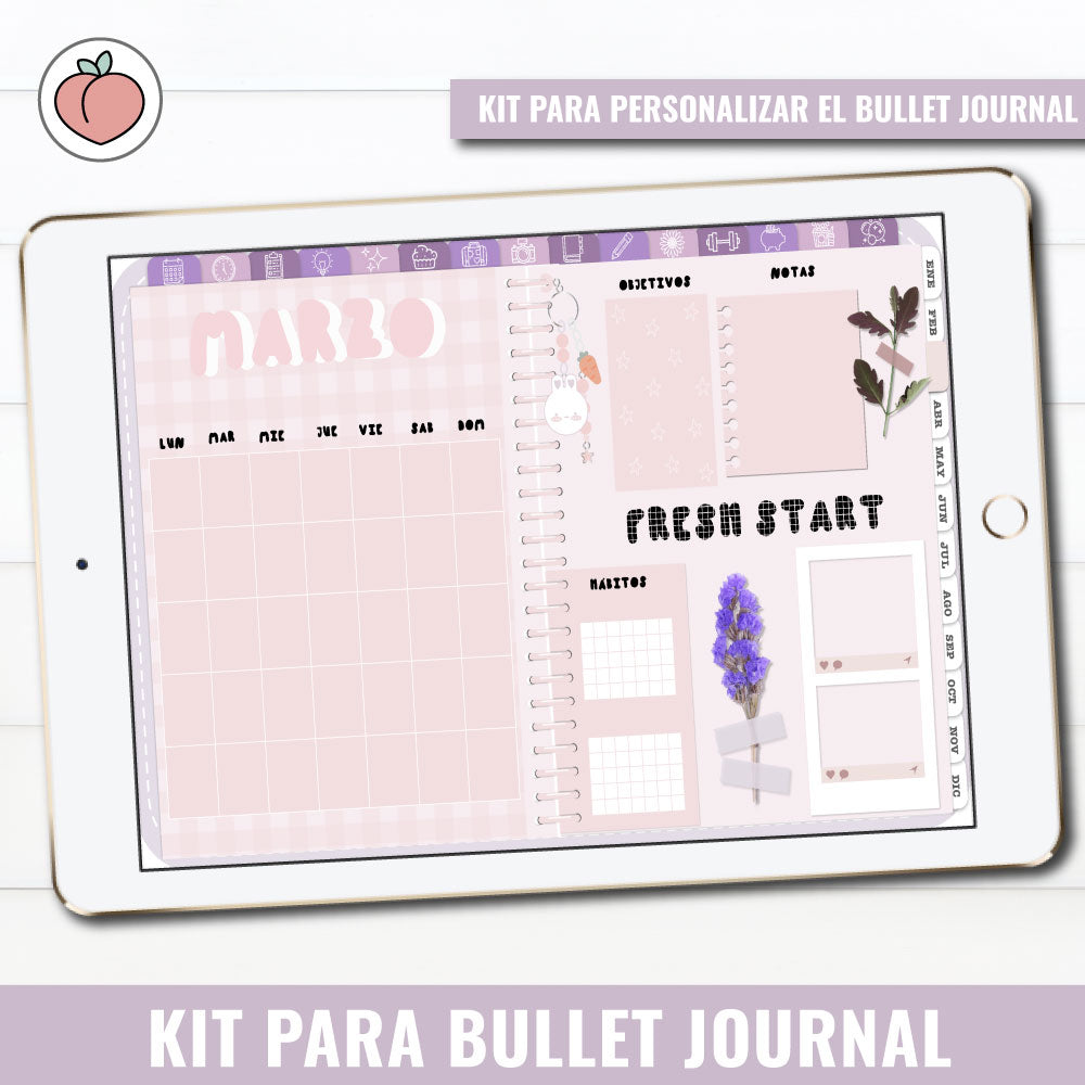 KIT PARA BULLET JOURNAL DIGITAL