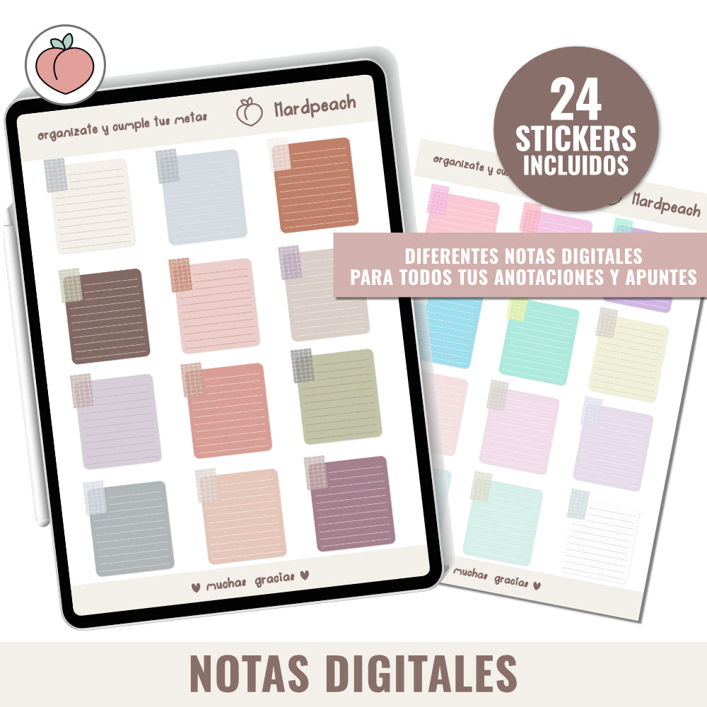 STICKERS DE NOTAS PARA APUNTES