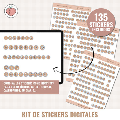 KIT DE STICKERS DIGITALES | EDICIÓN SCRAPBOOKING