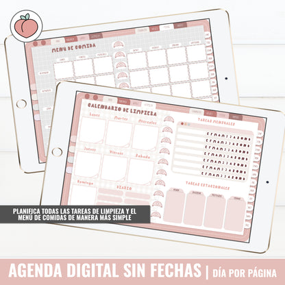 DIGITAL PLANNER UNDATED | DAY PER PAGE - Spanish version