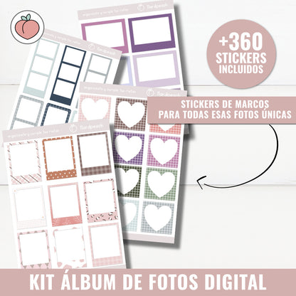 ÁLBUM DE FOTOS DIGITAL CON STICKERS INCLUIDOS