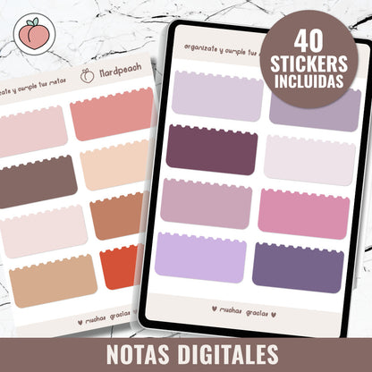 STICKERS DE NOTAS | PEGATINAS DIGITALES