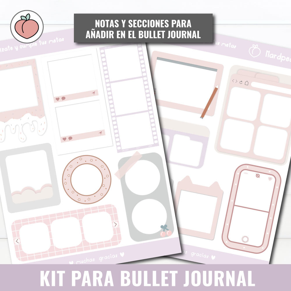 KIT FOR DIGITAL BULLET JOURNAL