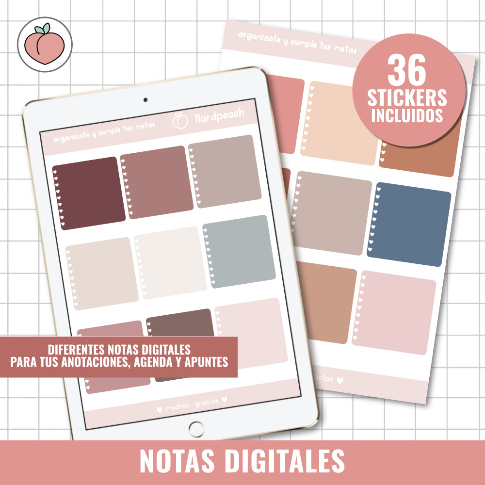 STICKERS DE NOTAS | PEGATINAS DIGITALES