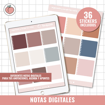 STICKERS DE NOTAS | PEGATINAS DIGITALES