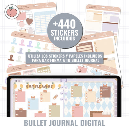 BULLET JOURNAL DIGITAL - EDICIÓN SEA GLASS | CREA TU AGENDA DIGITAL, PLANIFICADOR DIGITAL... CURSO Y STICKERS INCLUIDOS