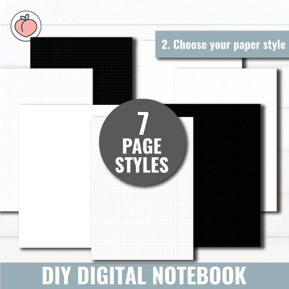 DIY DIGITAL NOTEBOOK PACK - Versión en inglés