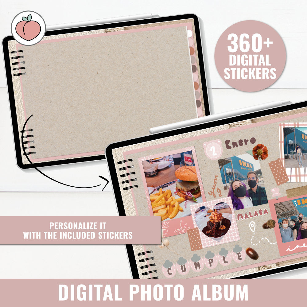 DIGITAL PHOTO ALBUM + STICKERS