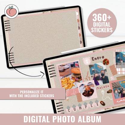 DIGITAL PHOTO ALBUM + STICKERS