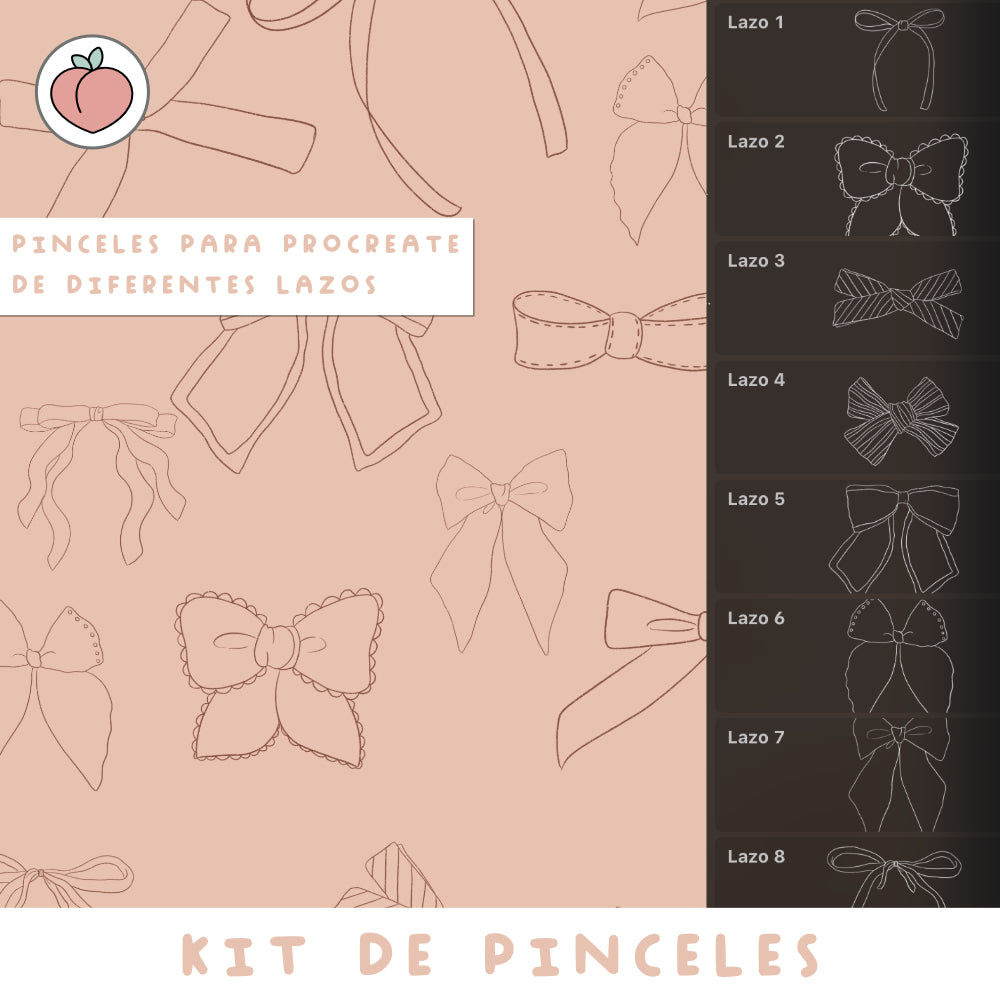 PROCREATE BRUSH KIT: ADORABLE BOWS