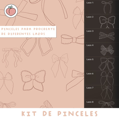 PROCREATE BRUSH KIT: ADORABLE BOWS