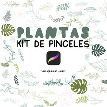 Load image into Gallery viewer, KIT DE PINCELES PARA PROCREATE: PLANTAS Y HOJAS
