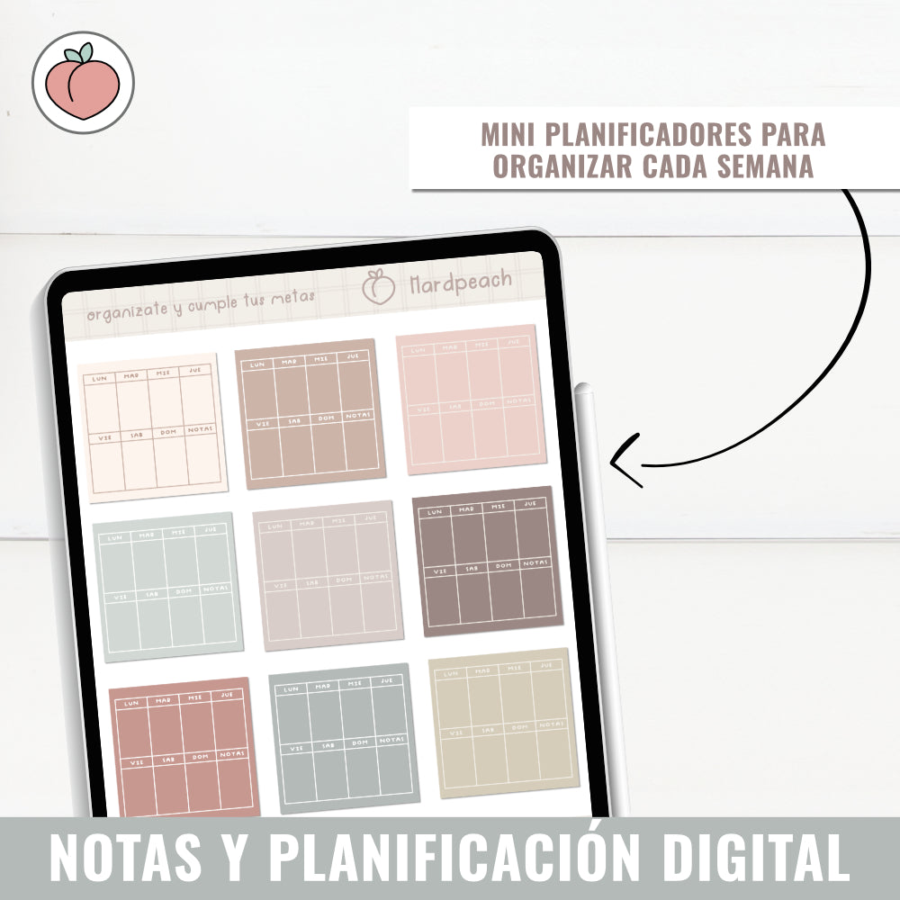 NOTES AND PLANNING KIT | DIGITAL STICKERS