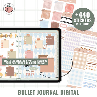 BULLET JOURNAL DIGITAL - EDICIÓN MIDNIGHT MINT | CREA TU AGENDA DIGITAL, PLANIFICADOR DIGITAL... CURSO Y STICKERS INCLUIDOS