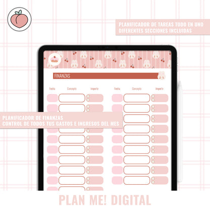 VERTICAL PLANNER WITHOUT DATES - KAWAII DREAM | Spanish version