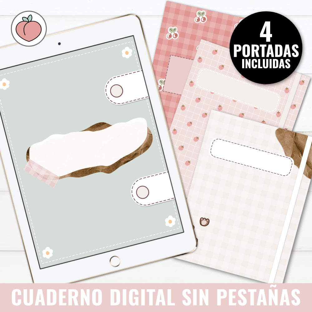 CUADERNO DIGITAL SIN PESTAÑAS | HOJAS DE CUADROS
