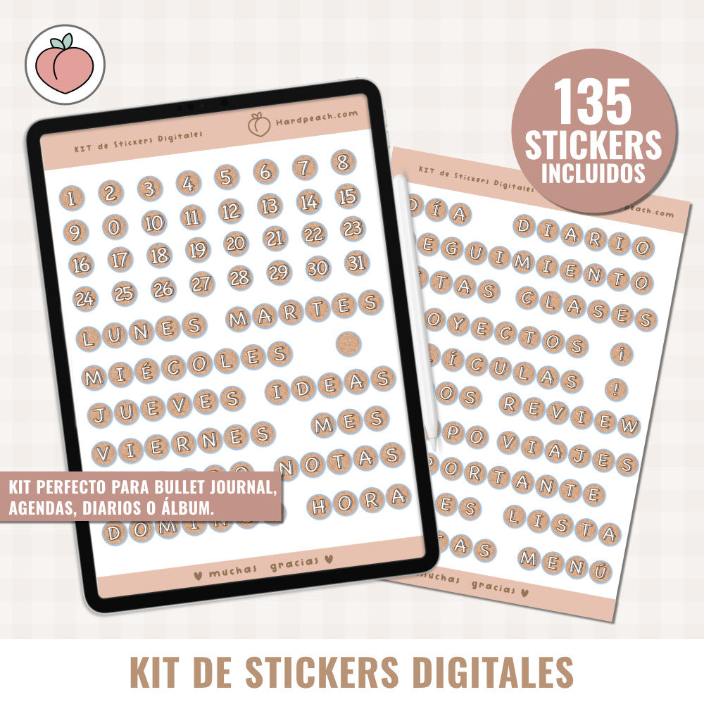 KIT DE STICKERS DIGITALES | EDICIÓN SCRAPBOOKING