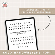 Load image into Gallery viewer, COCO HANDWRITTEN FONT
