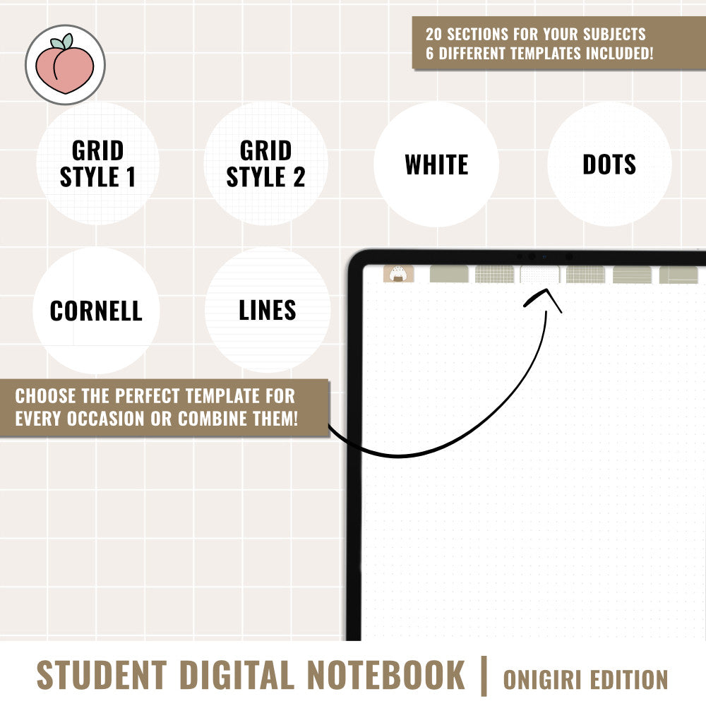 STUDENT DIGITAL NOTEBOOK | ONIGIRI EDITION