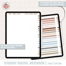 Load image into Gallery viewer, STUDENT DIGITAL NOTEBOOK | TOAST EDITION
