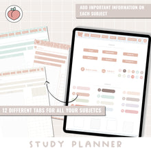 Load image into Gallery viewer, STUDENT DIGITAL PLANNER | STUDY PLANNER
