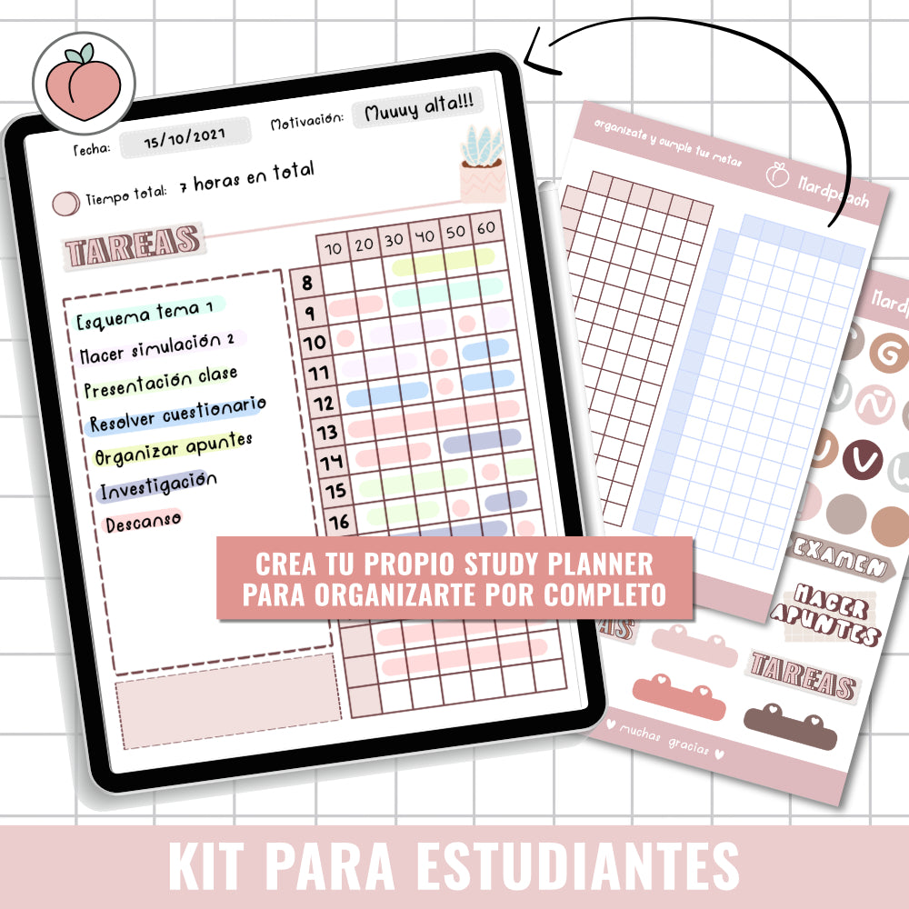 KIT DE STICKERS PARA ESTUDIANTES | PEGATINAS DIGITALES