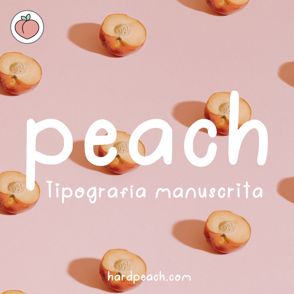 TIPOGRAFÍA MANUSCRITA PEACH  | FUENTE ESCRITA A MANO