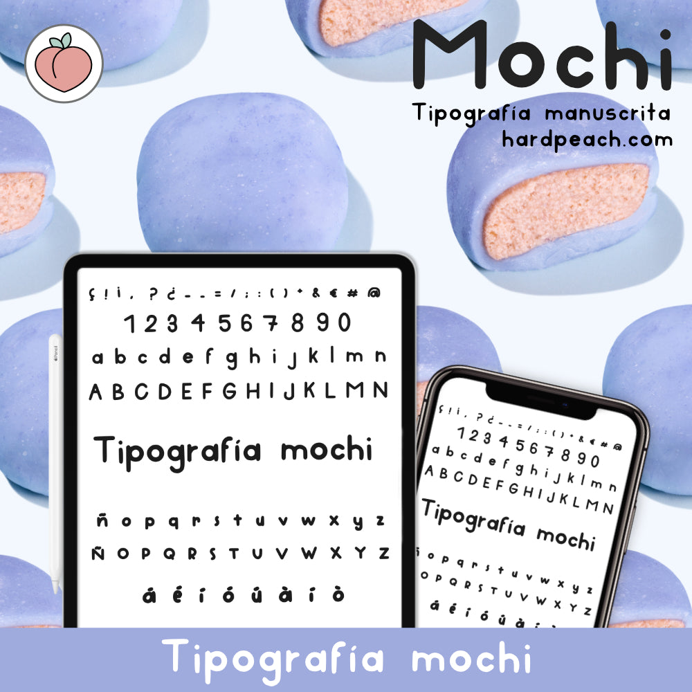 TIPOGRAFÍA MANUSCRITA MOCHI | FUENTE ESCRITA A MANO