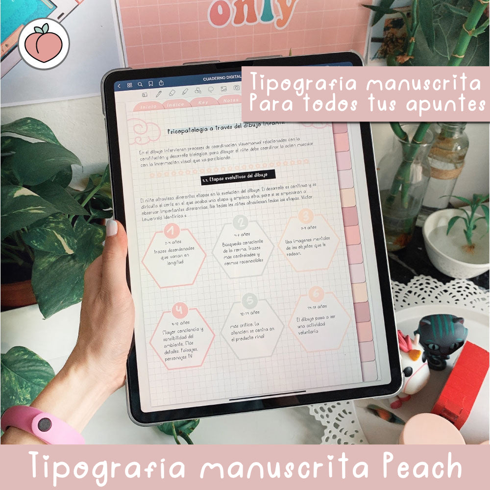 TIPOGRAFÍA MANUSCRITA PEACH  | FUENTE ESCRITA A MANO