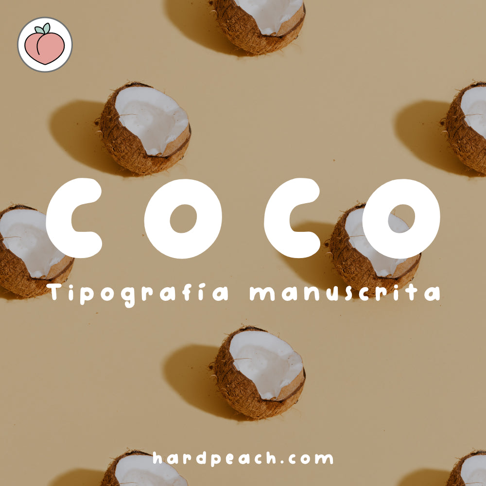 TIPOGRAFÍA MANUSCRITA COCO | FUENTE ESCRITA A MANO