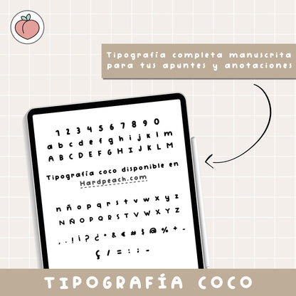 TIPOGRAFÍA MANUSCRITA COCO | FUENTE ESCRITA A MANO
